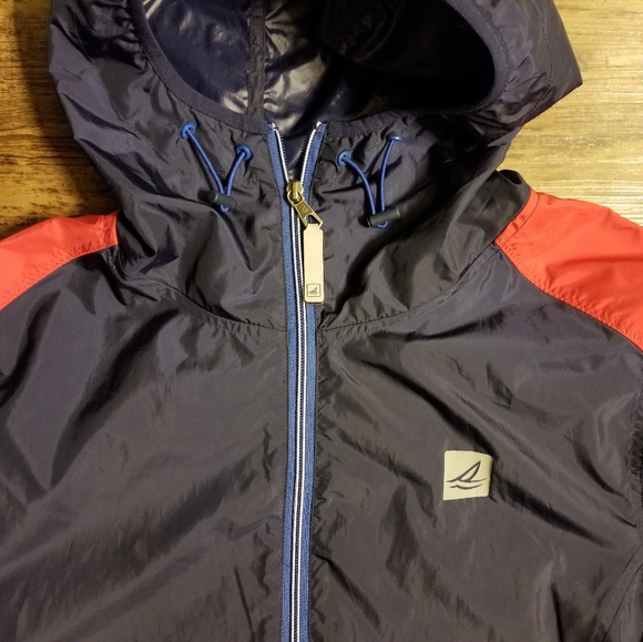 Sperry Top-Sider Full Zip Windbreaker Jacket - Picture 4 of 8